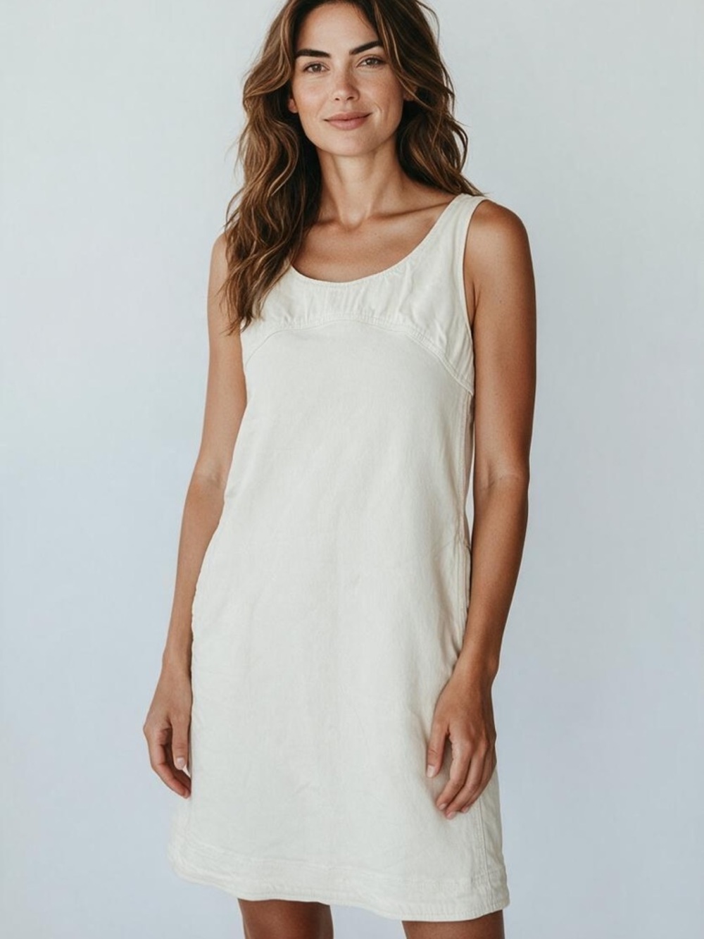 Velvet Heart Sleeveless Chemise in Cream